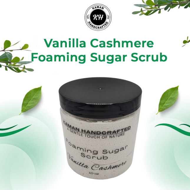 Vanilla Cashmere Foaming Sugar Scrub