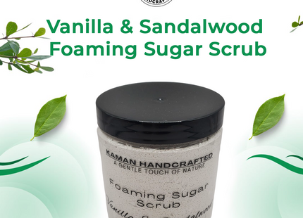 Vanilla Sandalwood Foaming Sugar Scrub